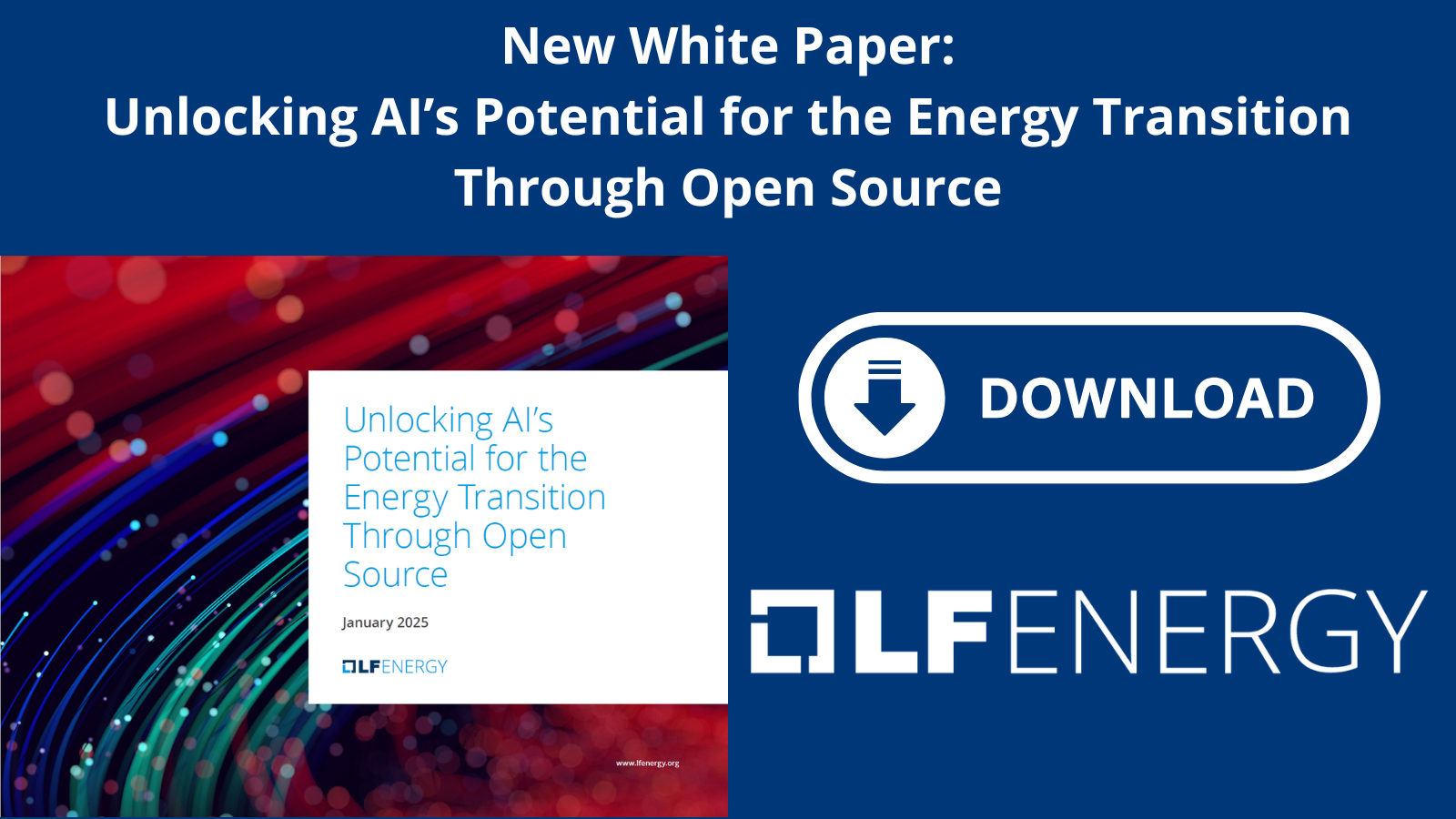 New White Paper Explores the Potential for Open Source to Accelerate AI Innovation for Energy Systems